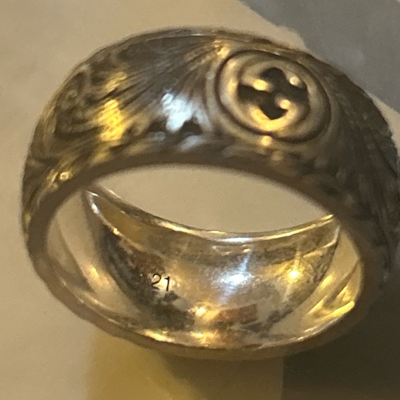 Gucci Feline Head Sterling Silver Ring - Picture 8 of 10